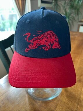 Red Bull Ring Mesh Trucker Hat Snapback NWT One Size Unisex